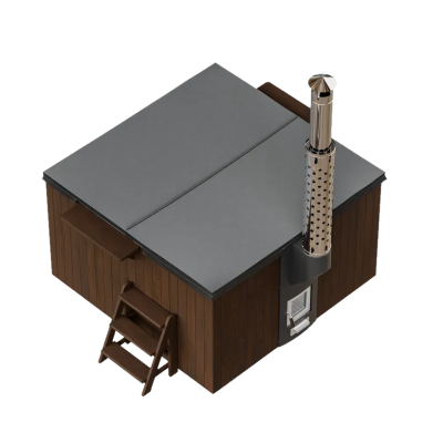 Купель Polar Spa ELITE QUATTRO 180 (термососна темная)