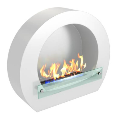 Биокамин Zefire Barrel (белый) Биокамин Zefire Barrel (белый)