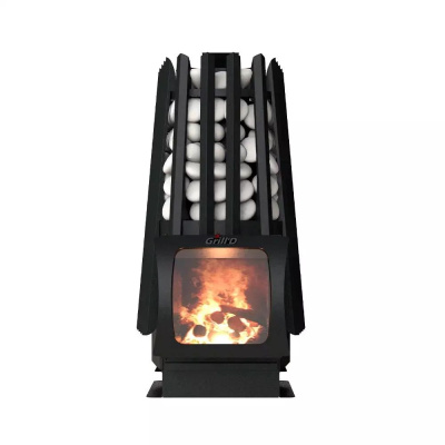  Банная печь Grill'D Cometa Vega 350 Window Max (короткий вынос)