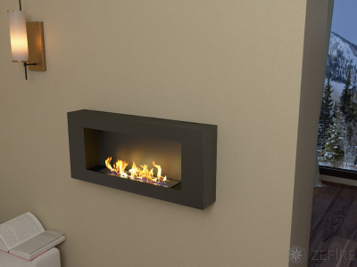 Биокамин Zefire Orion 900 (черный со стемалитом)