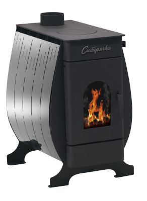  Стальная печь воздухогрейная НМК Сибирячка 9 кВт.