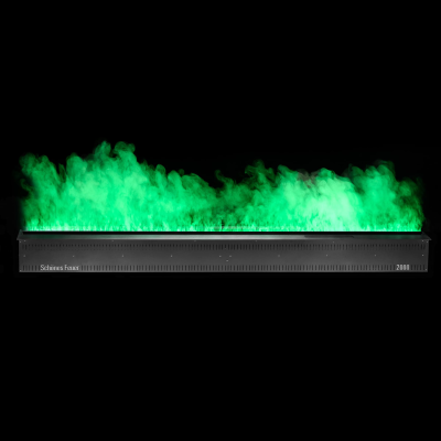 Встраиваемый камин-увлажнитель FireLine 2000 Blue (черная панель)