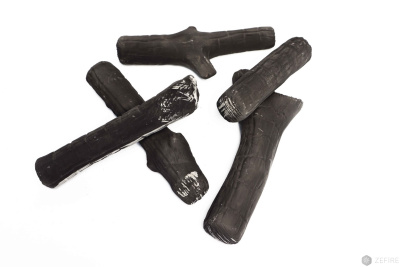 Керамические дрова обгорелые 5 шт