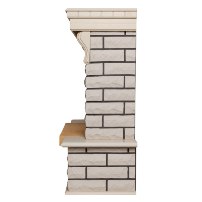 Портал для электрокамина Country 25,5/26 WT Белый дуб