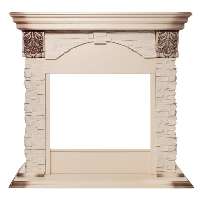 Портал для электрокамина Dublin Lux STD/24 WT