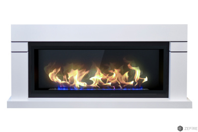 Биокамин Zefire в линейном портале Актон со стемалитом