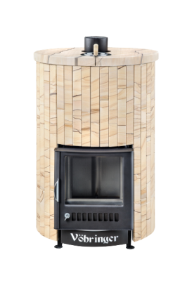  Банная печь Фёрингер Ламель Уют 25 ("Окаменевшее дерево" наборный)