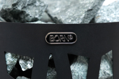  Электрическая печь для бани и сауны Born Rain 7 кВт (черный корпус)