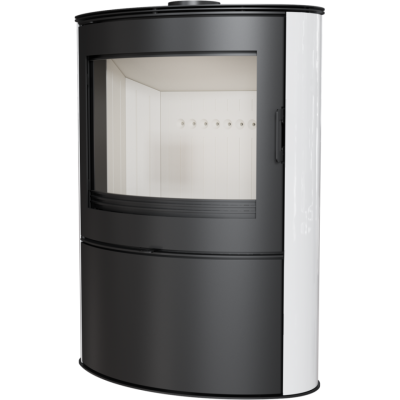  Печь-камин Kratki Koza AB S 2 (белый кафель)