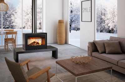  ROCAL Отопительная печь HABIT 100 DC+T (сквозная)