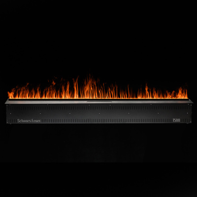 Встраиваемый электрический Schönes feuer 3D-камин FireLine 1500 (черная панель)
