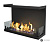 Биокамин Zefire торцевой Standart 700