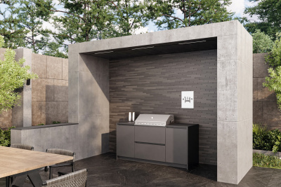 Кухня Astov BBQ № 8 (ширина 2040 мм)(готовое решение)