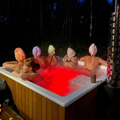 Купель Polar Spa ELITE QUATTRO 200 (термососна темная)