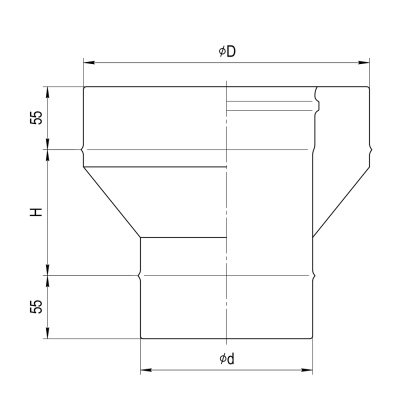 Старт-сэндвич Феррум (430/0,8 + нерж.) диам. 120х200