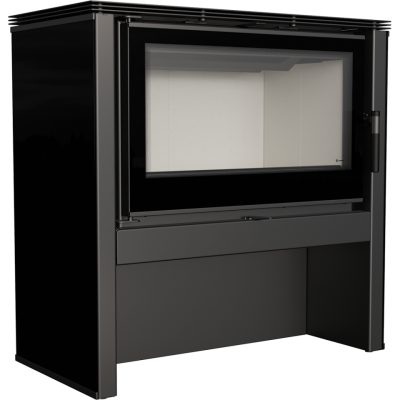  Печь-камин Kratki Koza Juno 12 C (Коза Джуно, черная) 