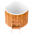 Купель Polar Spa CORNER SMALL (термососна светлая)