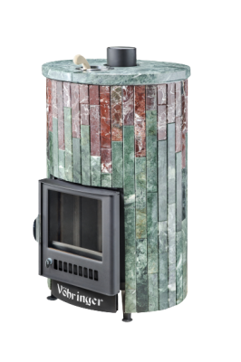  Банная печь Фёрингер Ламель Уют 18 (Змеевик+Россо Леванте)