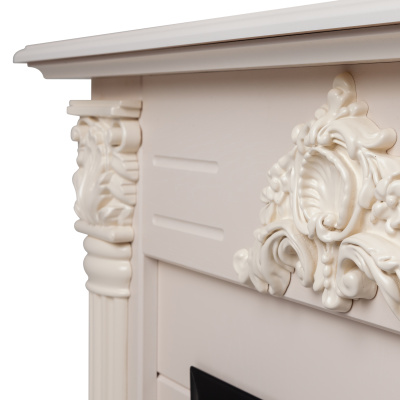 Портал для электрокамина Stefania STD WT Айвори