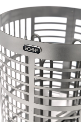 Электрическая печь для бани и сауны Born Line Plus 7 кВт (матовый корпус, встроенное управление) Электрическая печь для бани и сауны Born Line Plus 7 кВт (матовый корпус, встроенное управление)