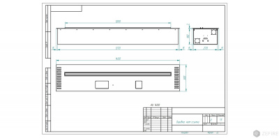 Автоматический биокамин Zefire M 1400 с ДУ латунный Автоматический биокамин Zefire M 1400 с ДУ латунный