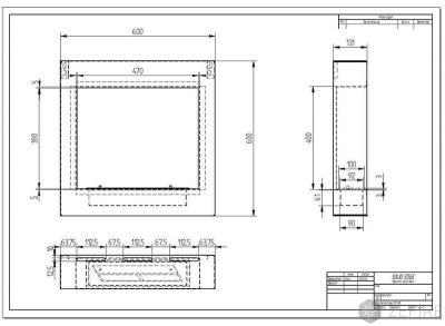 Биокамин Zefire Orion Qube 600 (с белой рамкой )