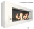 Биокамин Zefire Orion 1200 (белый со стеклом и стемалитом)