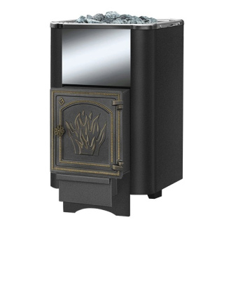 Чугунная банная печь Везувий Сенсация Антрацит 16 (ДТ-4) без выноса Чугунная банная печь Везувий Сенсация Антрацит 16 (ДТ-4) без выноса