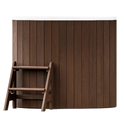 Купель Polar Spa STANDART 68 (термососна темная)