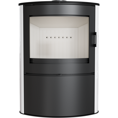  Печь-камин Kratki Koza AB S 2 (белый кафель)