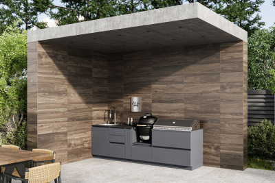 Кухня Astov BBQ № 16 (ширина 3100 мм)(готовое решение)