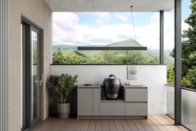 Кухня Astov BBQ № 7 (ширина 1940 мм)(готовое решение)