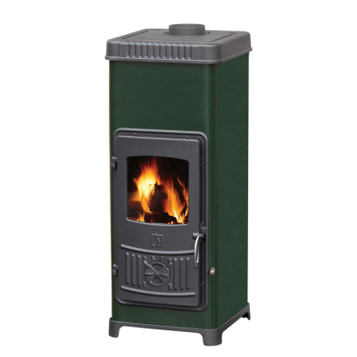  Пeчь Plamen DORA 10 N (эмалированная, зеленая)